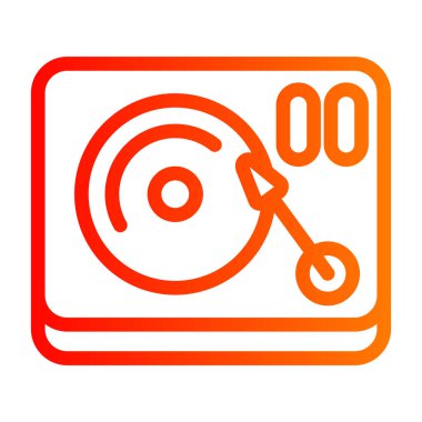 cd simge vektör illüstrasyonu