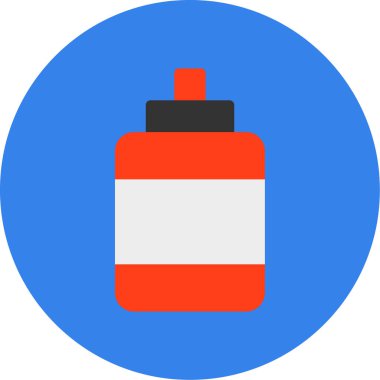 Araba motoru simgesi, vektör illüstrasyonu