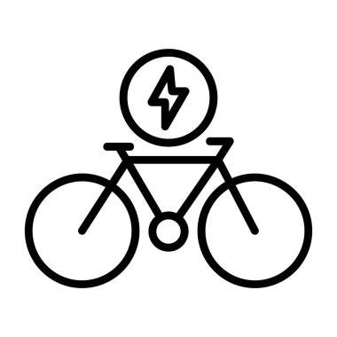 bisiklet bisiklet ikonu vektör illüstrasyonu