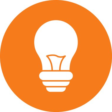 Ampul Simgesi, Vektör illüstrasyonu