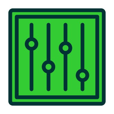 devre kartı simgesi vektör illüstrasyonu