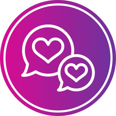 Vektör Kalp Simgesi illüstrasyonu