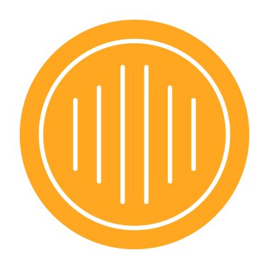 Modern b 'nin vektör illüstrasyonu simge müziğinden yoksun