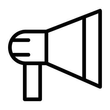 Megafon simgesi, basit tarzı