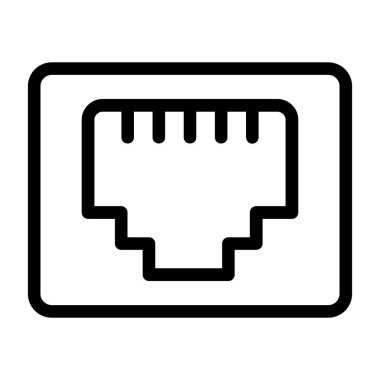 Bilgisayar fare simgesi ana hatları vektörü. dijital bilgisayar