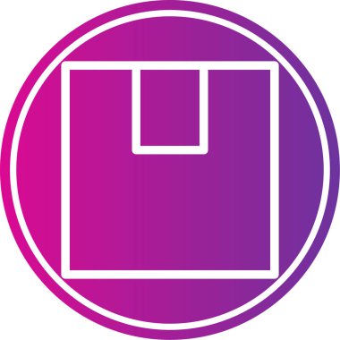 Tek bir simgenin vektör illüstrasyonu