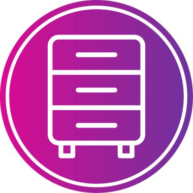 Modern bir simgenin vektör illüstrasyonu