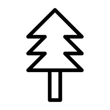 Noel vektörü ince çizgi simgesi