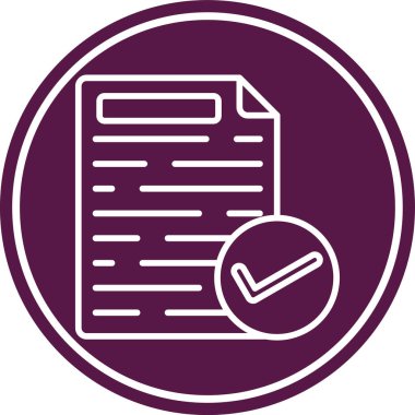 Dosya simgesinin vektör illüstrasyonu