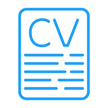 cv web renk vektörü simgesi