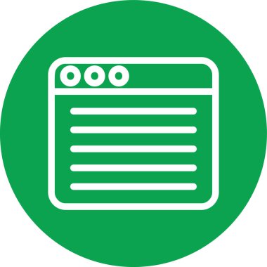 Belge simgesinin vektör illüstrasyonu