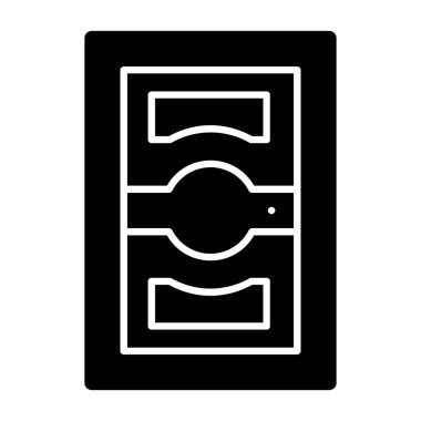 Bir kitap simgesinin vektör illüstrasyonu