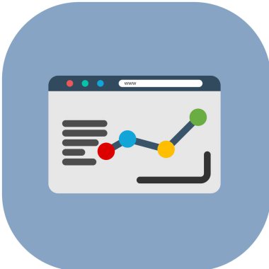 vektör seo simgesi, trend düz tasarım illüstrasyonu.