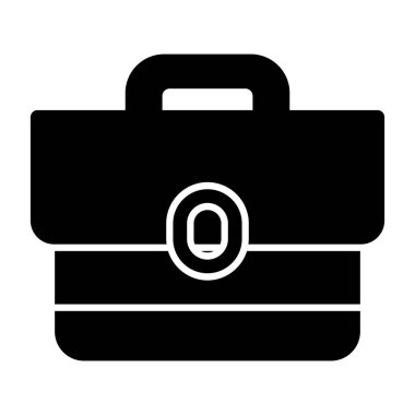 çanta simgesi, basit vektör tasarımı