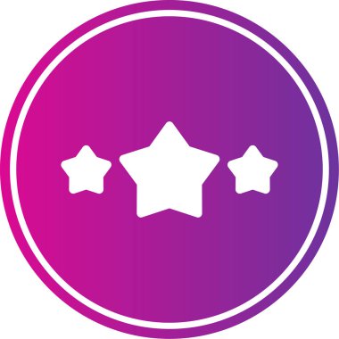 vektör yıldız web simgesi basit tasarım