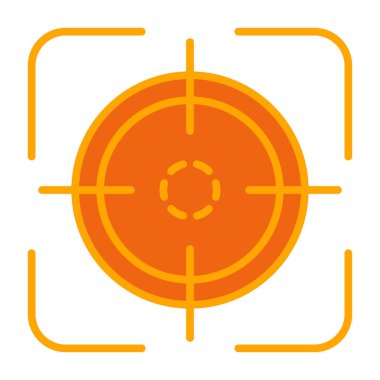 hedef simgesi. vektör illüstrasyonu