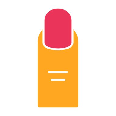 hap vektörü renk çizgisi simgesi