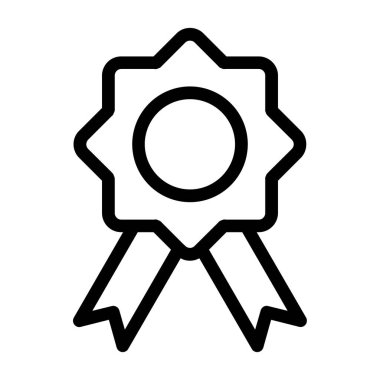 ödül vektörü ince çizgi simgesi