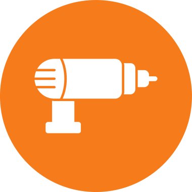 elektrikli matkap vektör illüstrasyonu