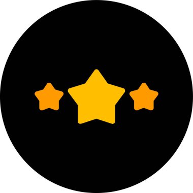 Yıldız. Web simgesi basit illüstrasyon