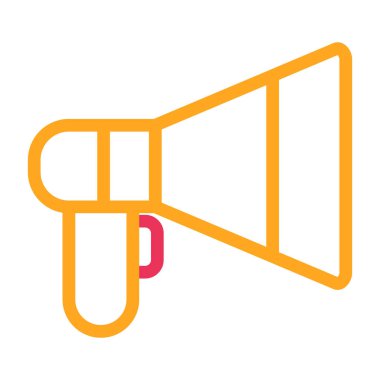 megafon simgesi vektör illüstrasyon grafik tasarımı