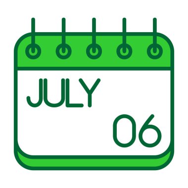 2 Temmuz takvim simgesi