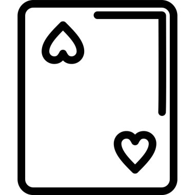 Kart simgesi, vektör illüstrasyonu