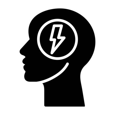 elektrik dolgu simgesi, vektör illüstrasyonu