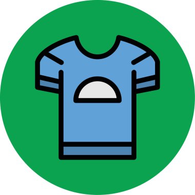 Gömlek. Web simgesi basit illüstrasyon