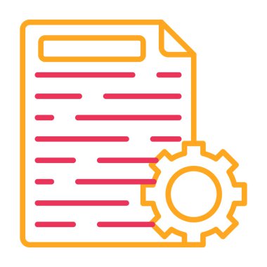 belge simgesi vektör illüstrasyon tasarımı