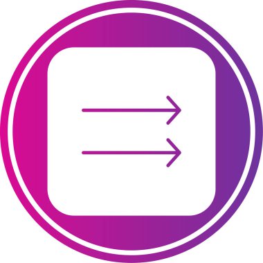 sağ ok simge vektör çizim