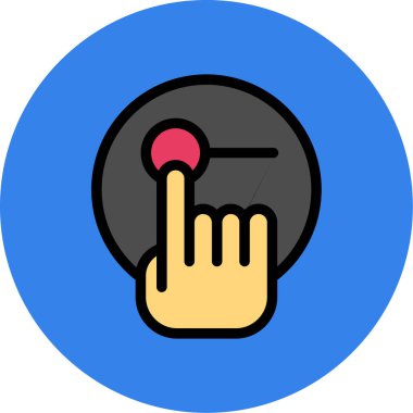 el imleç simgesi vektör illüstrasyon tasarımı