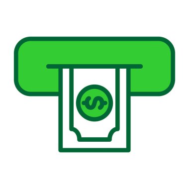 para çantası ikon vektör illüstrasyonu