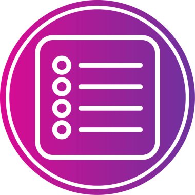 Güzel Hesap Makinesi Satır Vektörü Simgesi