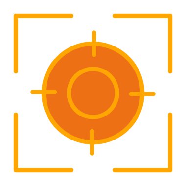 hedef simge vektör illüstrasyonu