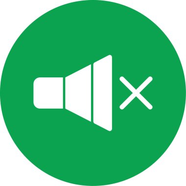 Hoparlör simgesinin vektör illüstrasyonu