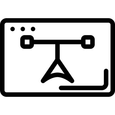 Kart simgesi, vektör illüstrasyonu