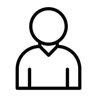 Man vektör illüstrasyon simgesi