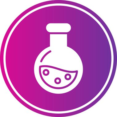 Bir iksir şişesinin vektör çizimi