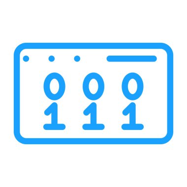 ana hat biçiminde kod kod kod simgesi