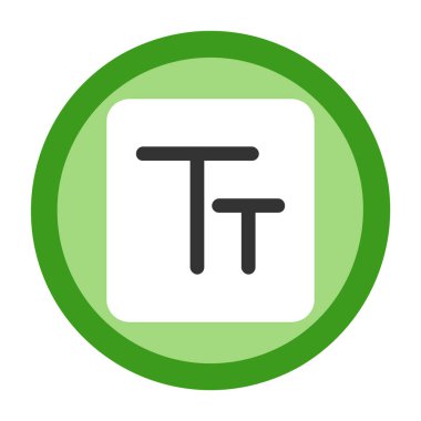 Bayrak vektör simgesi. style is bicolor flat round button, eco and green color, round angle, white background