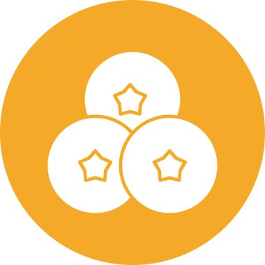 Modern b 'nin vektör illüstrasyonunda yiyecek ikonu yok