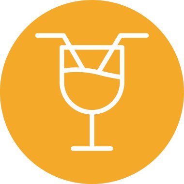 içecek simgesinin vektör illüstrasyonu