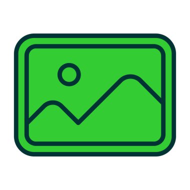 harita simgesi vektör illüstrasyonu