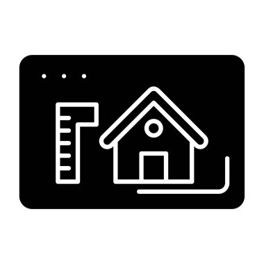 ev simgesi vektörü. Düz vektör sembolü. 10 Ekimde izole edilmiş siyah illüstrasyon.