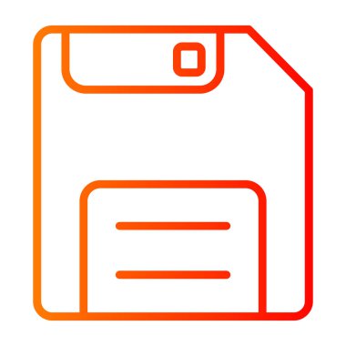 Dosya. Web simgesi basit illüstrasyon