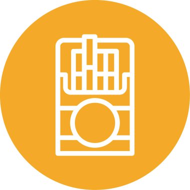 Modern b 'nin vektör illüstrasyonu eksik simgesi