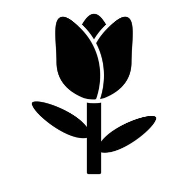 Lale simge vektör çizim