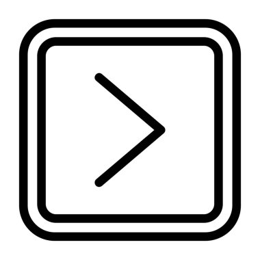 ok simgesi vektör illüstrasyonu