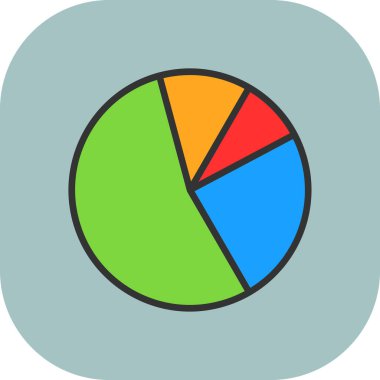 grafik diyagramı simgesi. vektör illüstrasyonu.